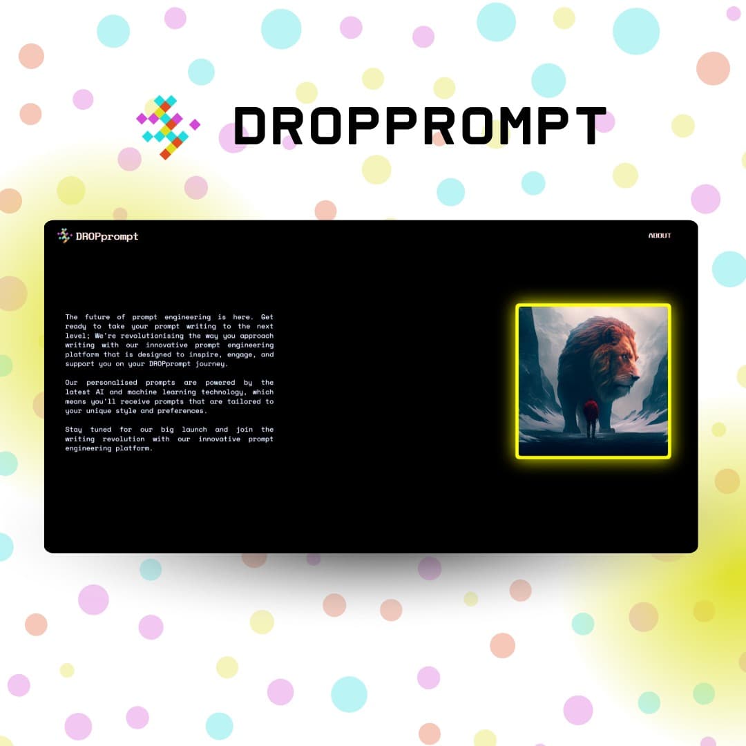 A sleek, high-conversion landing page designed to showcase modern AI capabilities. (hover)