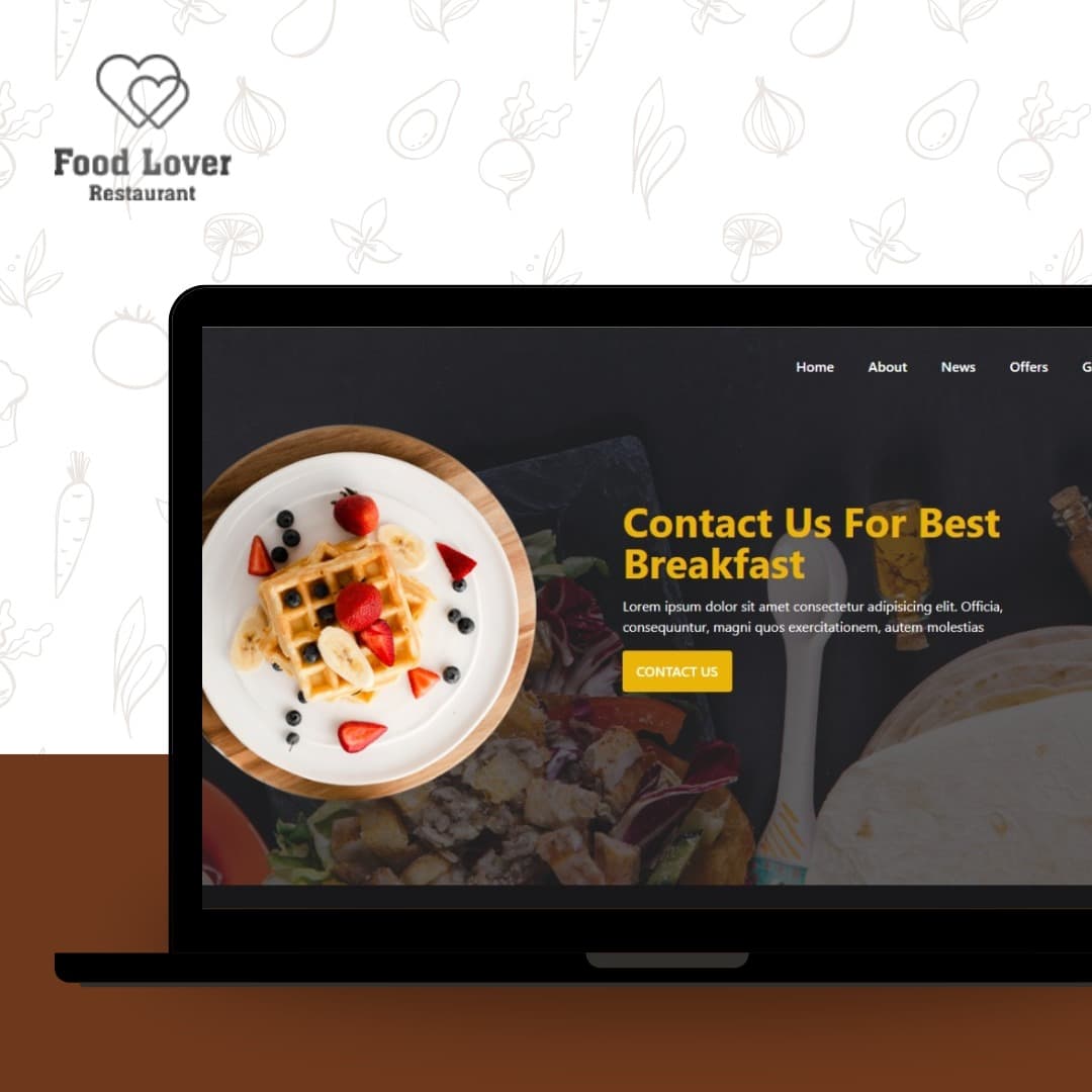 A high-impact landing page designed to elevate modern food and beverage branding.